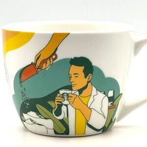 Starbucks Coffee Origin Mug‎ 14oz Bean to Cup Art Porcelain India Farming Rare